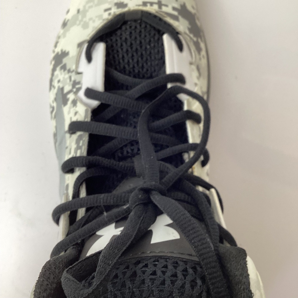 Under Armour Digital Camo Basketball Shoes Men High Top Athletic Sneakers - Picture 8 of 14